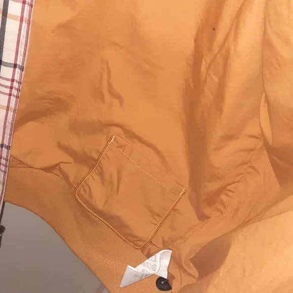 TIMBERLAND Windowpane Plaid Cotton Jacket Rain Resistant Bomber Car Coat Street - Picture 12 of 16